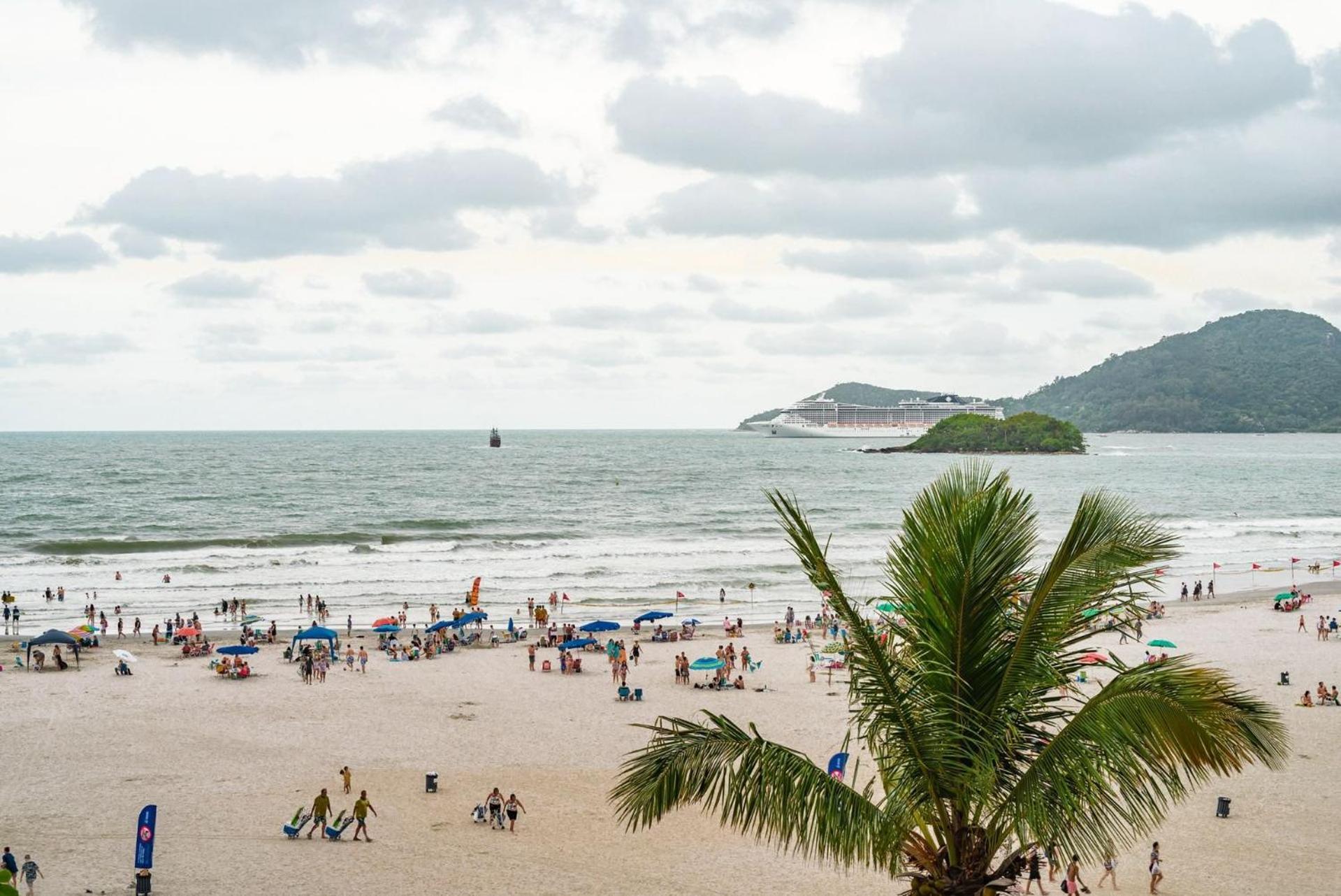 Apartmán Apto Pe Na Areia Com Linda Vista Frente Mar Cel403 Balneário Camboriú Exteriér fotografie